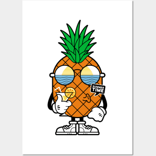 Pineapple Summer Posters and Art